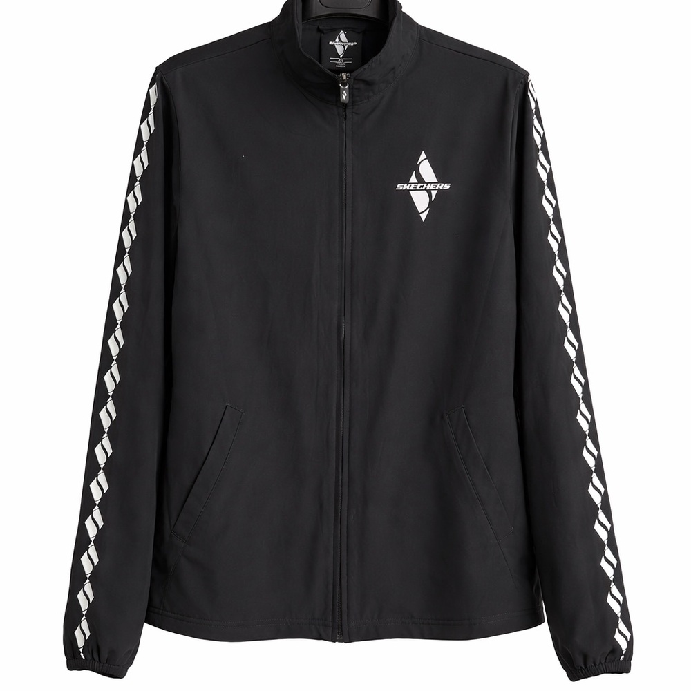Skechers Black Zip-Up Athletic Jacket – Size XS